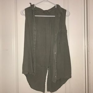 Boutique green vest